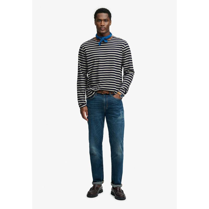 Superdry Merchant Stripe Long Sleeve Top image number 3